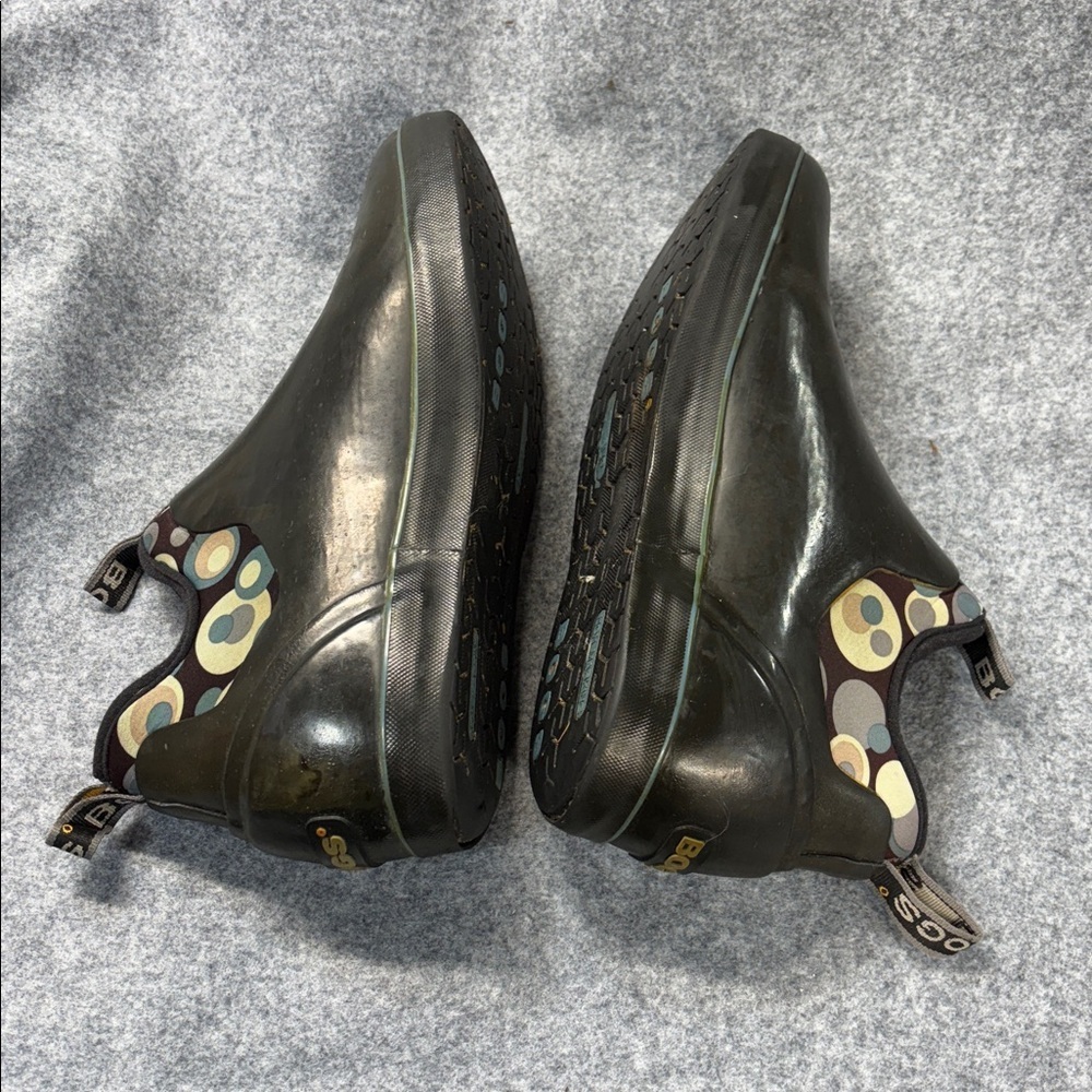 Bogs non slip Mattie Bubbles low rain pull on non marking boots size 9 - Picture 4 of 9